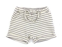 Lil Atelier frost gray shorts stripes